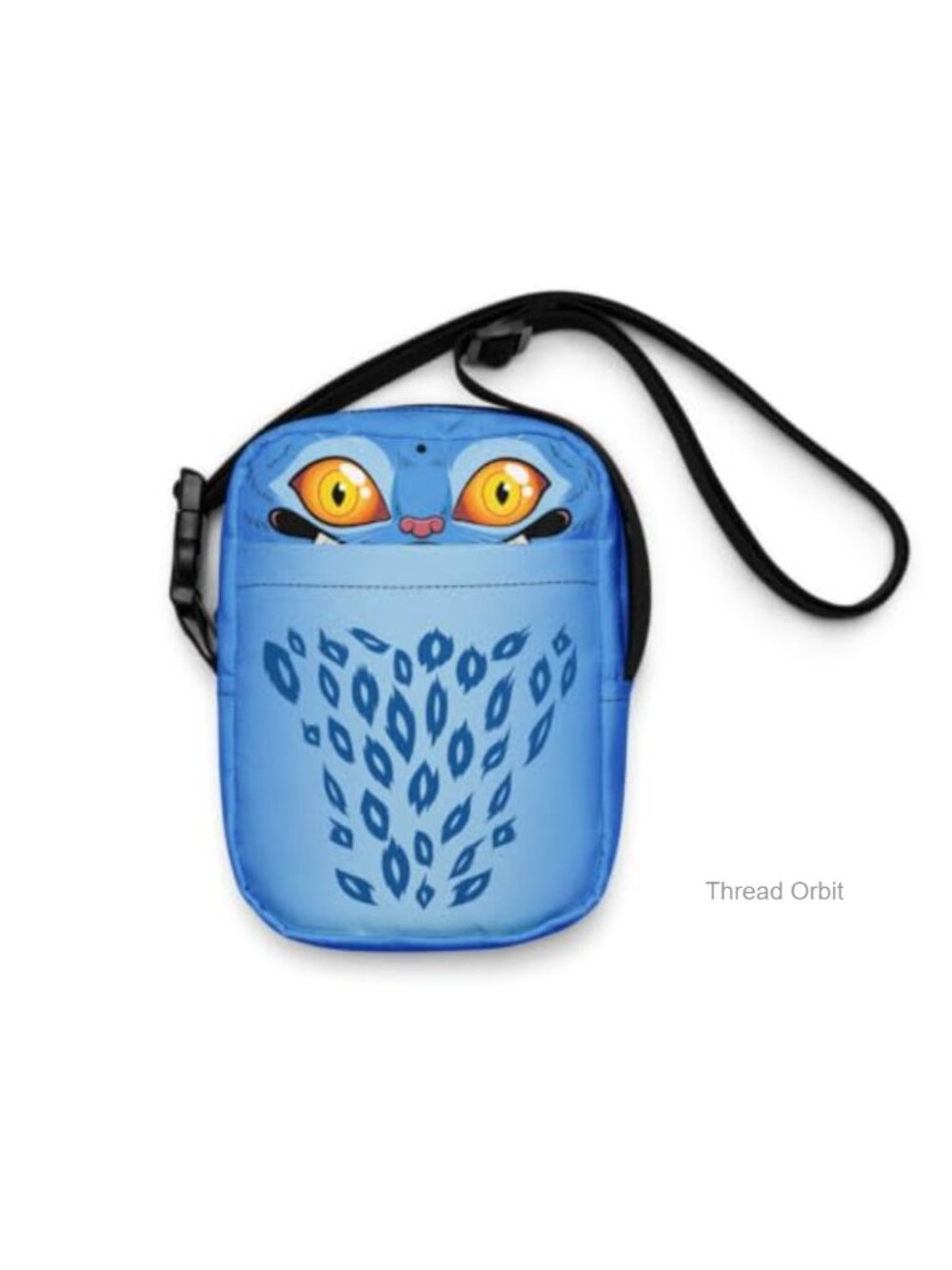 Licensed KPop Demon Hunters Derpy Tiger Crossbody Bag Polyester Adjustable Strap